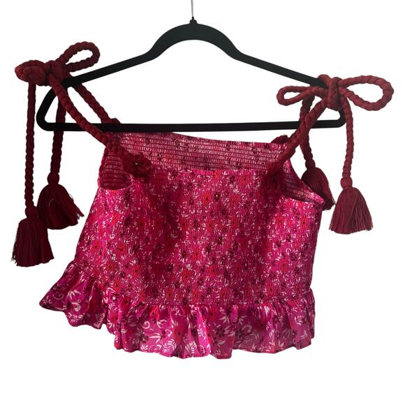 Figue Lucinda Smocked Tank Top Size M - Picture 4 of 10